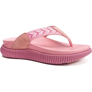 KuaiLu Womens Orthotic Flip Flops with Arch Support Cushion Recovery Sandal(Pure Pink)