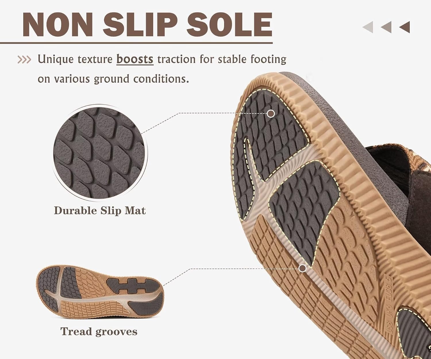 image:imageKuaiLu Flip Flops for Women Orthopedic Arch Support Summer Beach VacationBrown