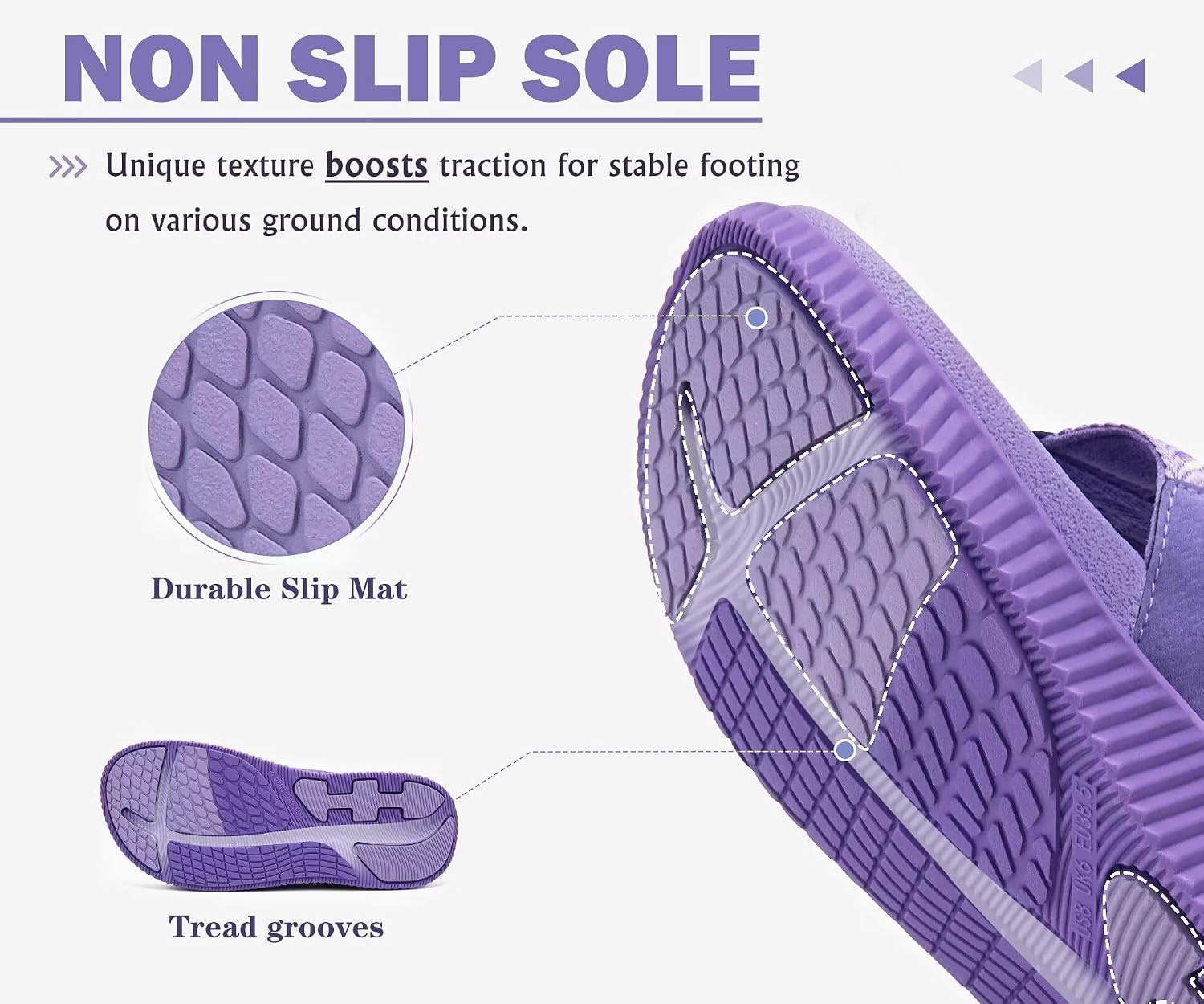 image:imageKuaiLu Flip Flops for Women Orthopedic Arch Support Summer Beach VacationPurple