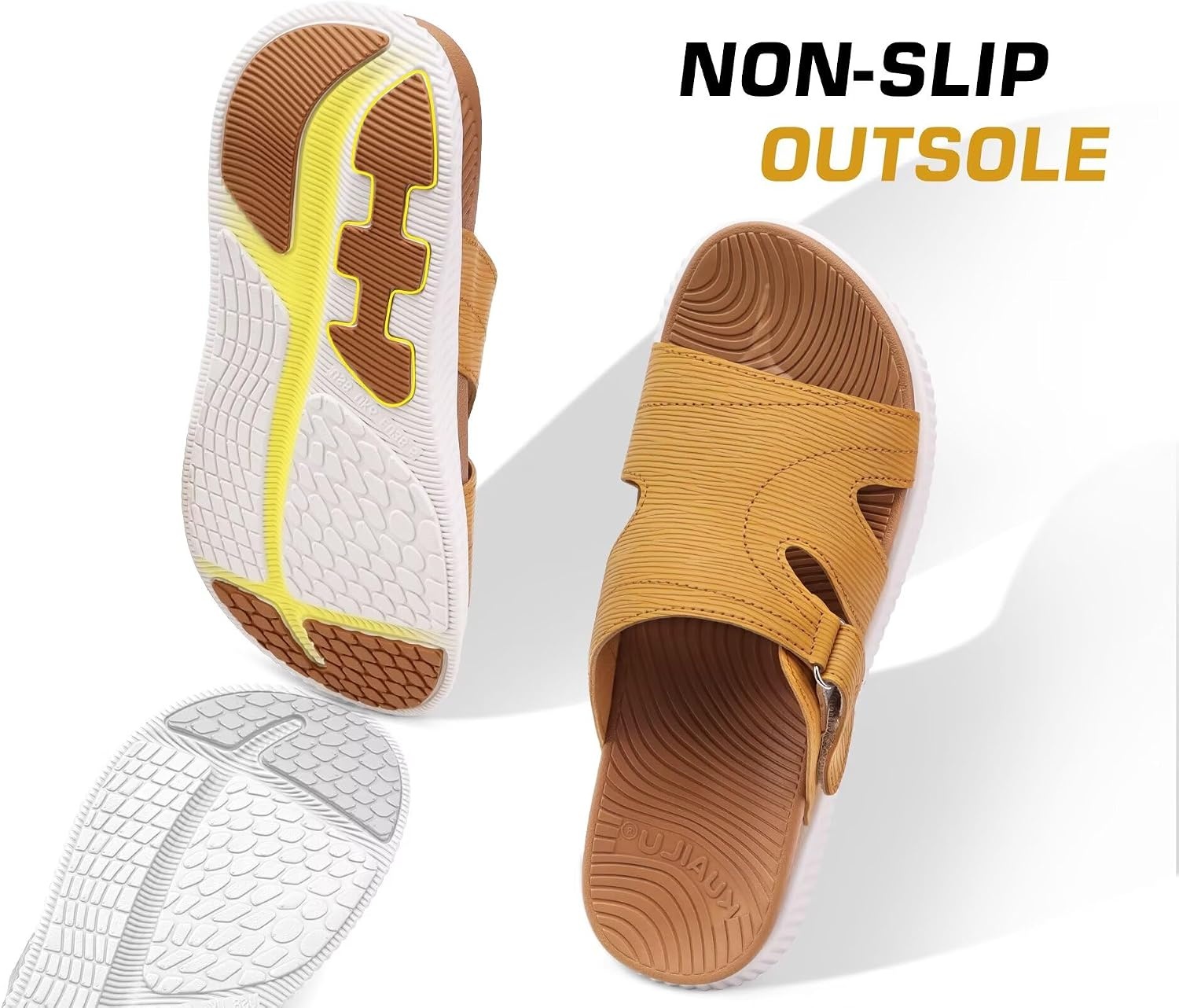 image:imageKuaiLu Womens Orthotic Cushioned Slides