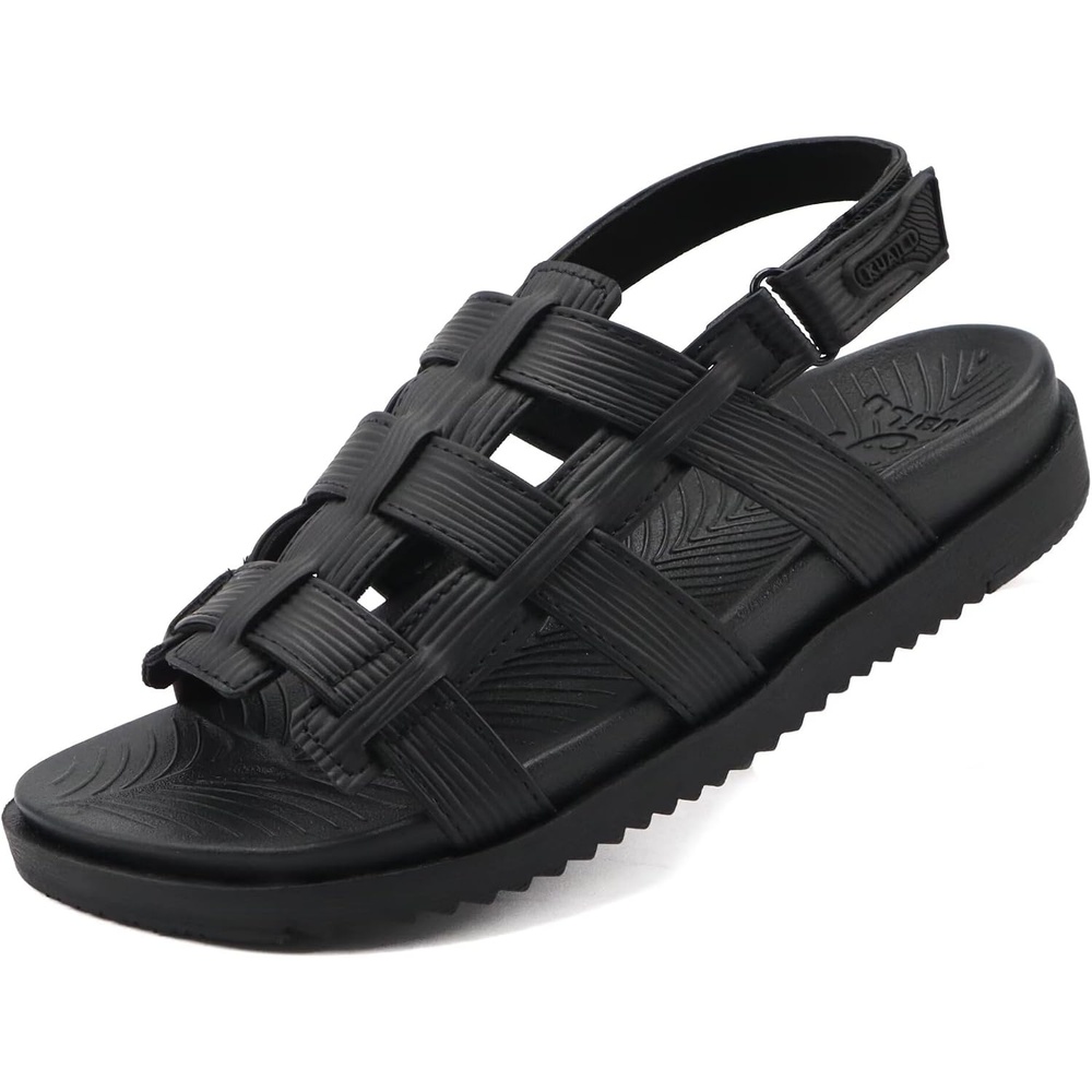 image:imageKuaiLu Womens Fashion Orthopedic Walking Sandals for Women 2025 Arch Support Sandles Comfort Plantar Fasciitis Recovery Cushion Summer Travel Outdoor Hiking Open Toe Water ShoesBlack