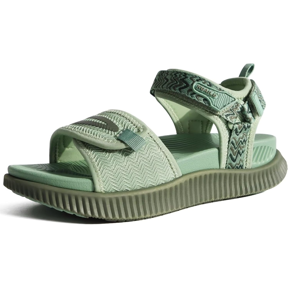 image:imageKuaiLu Womens Orthopedic Recovery Walking Arch Support Sandals Cushion FoamGreen