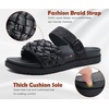 KuaiLu Women’s Arch Support Orthopedic Open Toe Sandals(Black)
