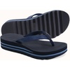 KuaiLu Women’s Arch Support Platform Flip Flop Sandals(Dark Blue（choose a Smaller Size）)