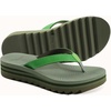 KuaiLu Women’s Arch Support Platform Flip Flop Sandals(Green（choose a Smaller Size）)