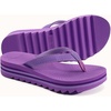 KuaiLu Women’s Arch Support Platform Flip Flop Sandals(Purple（choose a Smaller Size）)