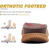 KuaiLu Womens Orthopedic Recovery Walking Arch Support Sandals Cushion Foam(Brown)
