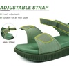 KuaiLu Womens Orthopedic Recovery Walking Arch Support Sandals Cushion Foam(Green)