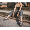 KuaiLu Womens Orthopedic Recovery Walking Arch Support Sandals Cushion Foam(Grey)