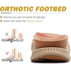 KuaiLu Womens Orthopedic Recovery Walking Arch Support Sandals Cushion Foam(Khaki)