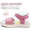 KuaiLu Womens Orthopedic Recovery Walking Arch Support Sandals Cushion Foam(Pink)