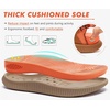 KuaiLu Womens Orthopedic Walking Sandals with Arch Support Recovery Cushion(Orange)