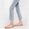 KuaiLu Women’s Orthotic Arch Support Flip Flop Sandals(Beige White)