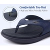KuaiLu Women’s Orthotic Arch Support Flip Flop Sandals(Dark Blue)