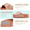 KuaiLu Womens Sandals with Arch Support Comfortable Orthopedic Slippers(Champagne Gold)