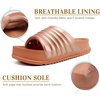 KuaiLu Womens Sandals with Arch Support Comfortable Orthopedic Slippers(Champagne Gold)