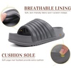KuaiLu Womens Sandals with Arch Support Comfortable Orthopedic Slippers(Grey)