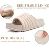 KuaiLu Womens Sandals with Arch Support Comfortable Orthopedic Slippers(Nude)