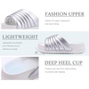 KuaiLu Womens Sandals with Arch Support Comfortable Orthopedic Slippers(Silver White)