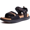 KuaiLu Womens Orthopedic Recovery Walking Arch Support Sandals Cushion Foam(Black Khaki)