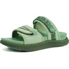 KuaiLu Womens Orthotic Adjustable Strap Slides Arch Support Slip On Sandals(Green)