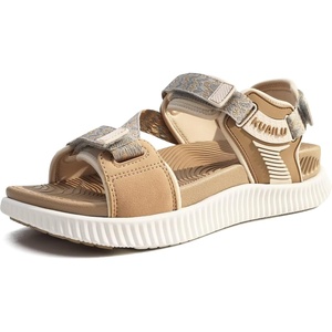 KuaiLu Womens Orthopedic Walking Sandals with Arch Support Recovery Cushion(Beige)