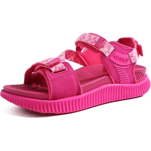 KuaiLu Womens Orthopedic Walking Sandals with Arch Support Recovery Cushion(Rose Red)