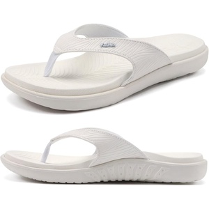 KuaiLu Women’s Orthotic Arch Support Flip Flop Sandals(Bright White)