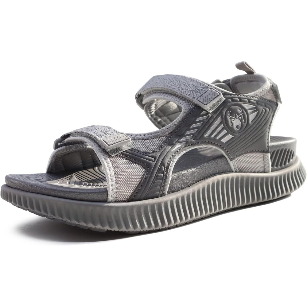 image:imageKuaiLu Womens Orthopedic Walking Sandals with Comfortable Arch SupportGrey