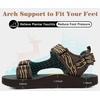 KuaiLu Men’s Walking Sandals with Arch Support – Adjustable & Lightweight(Coffee Brown)