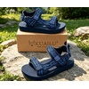 KuaiLu Men’s Walking Sandals with Arch Support – Adjustable & Lightweight(Dark Blue)