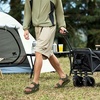 KuaiLu Men’s Walking Sandals with Arch Support – Adjustable & Lightweight(Green)