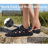 KuaiLu Orthopedic Closed Toe Sandals For Womens Athletic Outdoor Walking(Black(choose One Size Larger))