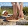 KuaiLu Orthopedic Closed Toe Sandals For Womens Athletic Outdoor Walking(Khaki(choose One Size Larger))