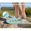 KuaiLu Orthopedic Closed Toe Sandals For Womens Athletic Outdoor Walking(Lake Blue(choose One Size Larger))