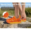 KuaiLu Orthopedic Closed Toe Sandals For Womens Athletic Outdoor Walking(Orange Yellow(choose One Size Larger))