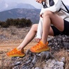 KuaiLu Orthopedic Closed Toe Sandals For Womens Athletic Outdoor Walking(Orange Yellow(choose One Size Larger))