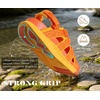 KuaiLu Orthopedic Closed Toe Sandals For Womens Athletic Outdoor Walking(Orange Yellow(choose One Size Larger))