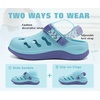 KuaiLu Womens Classic Recovery Clogs Waterproof & Quick Dry Beach Sandals(Aqua Blue)