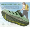 KuaiLu Womens Classic Recovery Clogs Waterproof & Quick Dry Beach Sandals(Bean Green)