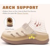 KuaiLu Womens Classic Recovery Clogs Waterproof & Quick Dry Beach Sandals(Beige)