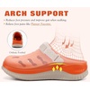 KuaiLu Womens Classic Recovery Clogs Waterproof & Quick Dry Beach Sandals(Vibrant Orange)