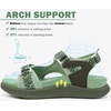 KuaiLu Womens Orthopedic Walking Sandals with Comfortable Arch Support(Green)