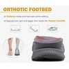 KuaiLu Womens Orthopedic Walking Sandals with Comfortable Arch Support(Grey)