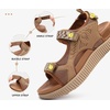 KuaiLu Womens Orthopedic Walking Sandals with Comfortable Arch Support(Khaki)
