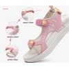 KuaiLu Womens Orthopedic Walking Sandals with Comfortable Arch Support(Pink White)