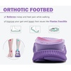 KuaiLu Womens Orthopedic Walking Sandals with Comfortable Arch Support(Purple)