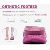 KuaiLu Womens Orthopedic Walking Sandals with Comfortable Arch Support(Rose)