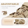KuaiLu Womens Orthotic Walking Arch Support Closed Toe Sport Hiking Sandals(Beige)