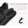 KuaiLu Womens Orthotic Walking Arch Support Closed Toe Sport Hiking Sandals(Black)